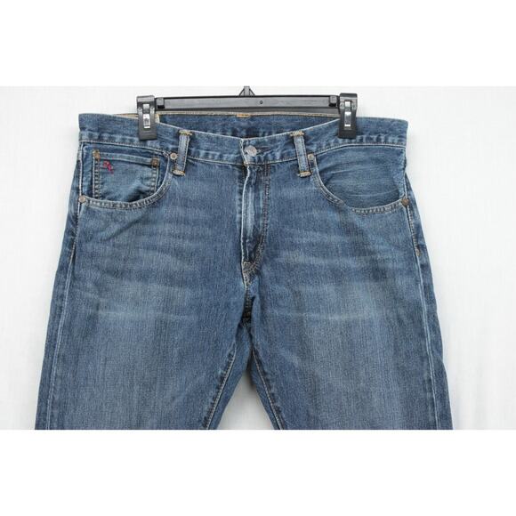 Polo Ralph Lauren Varick Jeans Men's 34 Slim Straight Cotton Stretch Gorpcore - Picture 3 of 15